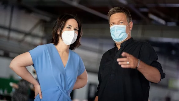 Habeck und Baerbock - &copy; Foto: Kay Nietfeld/dpa