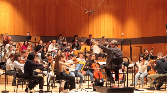 Das Hochschulorchester probt für die Neujahrskonzerte. - © HfM Detmold/Plettenberg