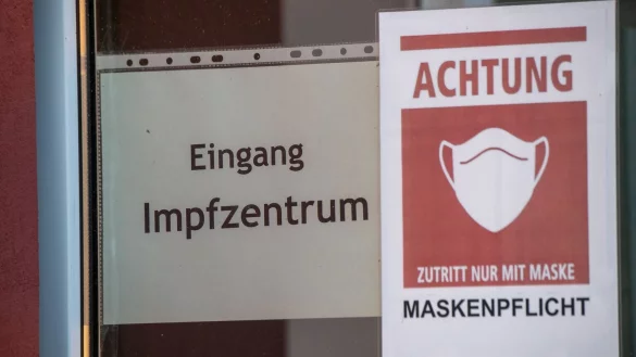 Impfzentrum - &copy; Foto: Stefan Sauer/dpa