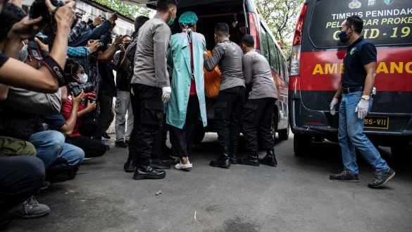 Gef&auml;ngnisbrand in Indonesien - &copy; Foto: Donal Husni/ZUMA Press Wire/dpa