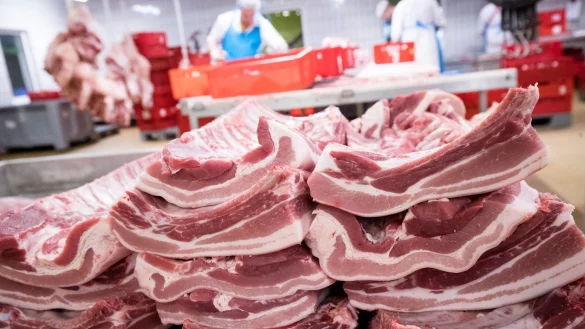 Schweinepest in China l&auml;sst Fleischpreise in Deutschland steigen - &copy; Foto: Christian Charisius/dpa