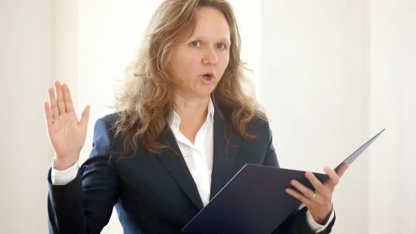 Neue Richterin am Bundesverfassungsgericht - &copy; Foto: Wolfgang Kumm/dpa