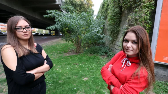 Linda Cariglia (l.) und Karolina Smaga. - &copy; Wolfgang Rudolf