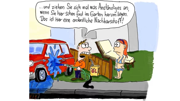 Was darf man auf dem eigenen Grundst&uuml;ck? - &copy; Eike J. Horstmann