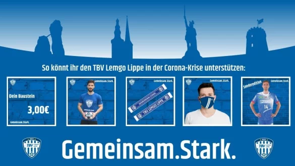 So bittet der TBV Lemgo Lippe um Unterst&uuml;tzung in der Corona-Krise. - &copy; J&ouml;rg Hagemann