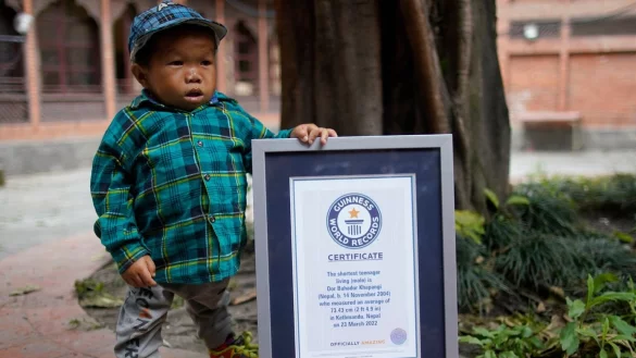 Kleinster Teenager - &copy; Foto: Skanda Gautam/ZUMA Press Wire/dpa