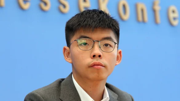 Joshua Wong - &copy; Foto: Wolfgang Kumm/dpa