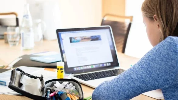 Homeschooling: Abl&auml;ufe haben sich eingespielt, Software l&auml;uft besser als noch beim ersten Lockdown. - &copy; Pixabay