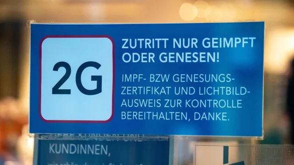 Coronavirus - 2G - &copy; Foto: Stefan Sauer/dpa