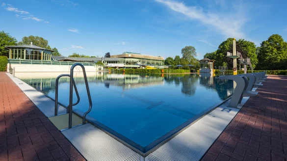 Das Freibad am Eau-Le ist bereit f&uuml;r Besucher. - &copy; Stadtwerke Lemgo