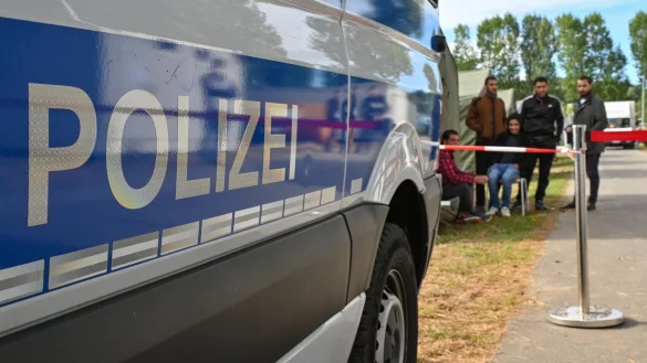 Fl&uuml;chtlings-Erstaufnahme - &copy; Foto: Patrick Pleul/dpa-Zentralbild/ZB