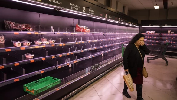 Ausverkauft - &copy; Foto: Emilio Morenatti/AP/dpa