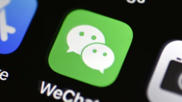 "WeChat" soll ab dem 20. September in den USA nicht mehr funktionieren. - &copy; Foto: -/kyodo/dpa