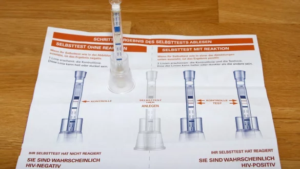 HIV-Selbsttest - &copy; Foto: Katja Sponholz