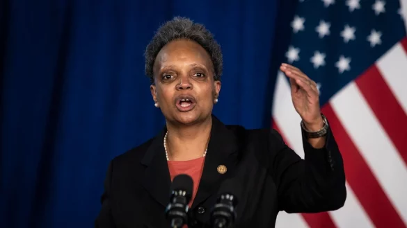 B&uuml;rgermeisterin von Chicago - &copy; Foto: Ashlee Rezin Garcia/Chicago Sun-Times/AP/dpa