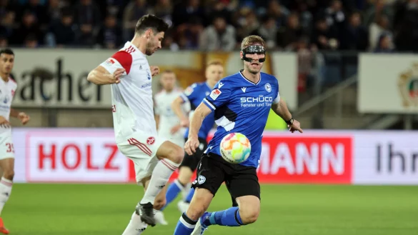 Arminia Bielefeld spielt am 25. Spieltag 2:2-Unentschieden gegen den 1. FC Nürnberg. - © Oliver Krato