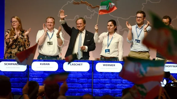 Deutschlandtag der Jungen Union - &copy; Foto: Harald Tittel/dpa