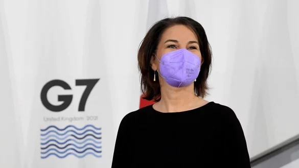 Annalena Baerbock - &copy; Foto: Olivier Douliery/AFP Pool/AP/dpa