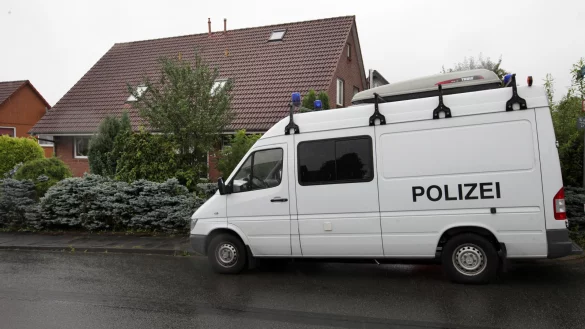 An der Eggestraße war die Spurensicherung der Polizei auch am Freitag noch im Einsatz. - © Bernhard Preuss