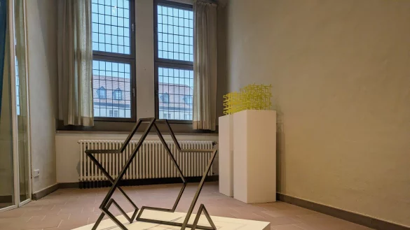 Dagmar Hagemann, Installation „lineare Strukturen“. - © Philipp Hanke, Landesverband Lippe