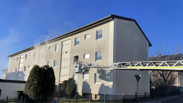 Im Keller eines Wohnhauses in der Mozartstraße ist am Mittwochmorgen ein Feuer ausgebrochen. - © Freiwillige Feuerwehr Lage