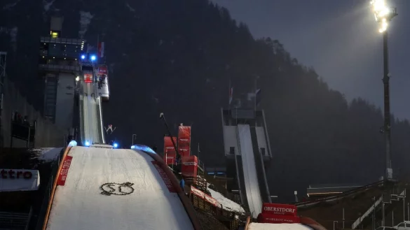 Skisprung-Anlage Oberstdorf - &copy; Foto: Karl-Josef Hildenbrand/dpa