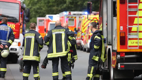 Feuer in Detmold. - &copy; Martin Hostert