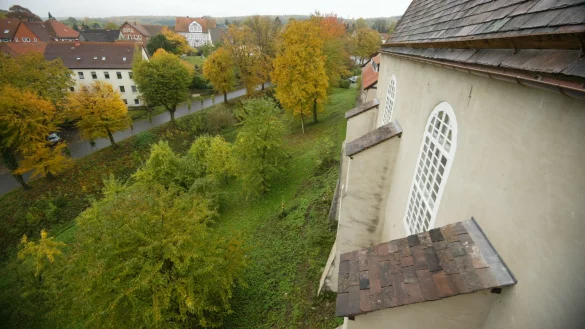 Blick vom Turm der Schlosskirche auf Varenholz. - &copy; Wolf Scherzer