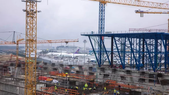Frankfurt Flughafen - &copy; Foto: Helmut Fricke/dpa