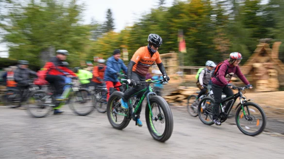 Blockline im Osterzgebirge - &copy; Foto: Robert Michael/dpa-Zentralbild/dpa