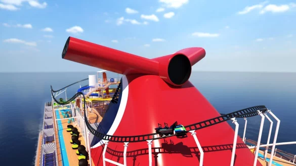 Achterbahn an Deck - &copy; Foto: Carnival Cruise Line