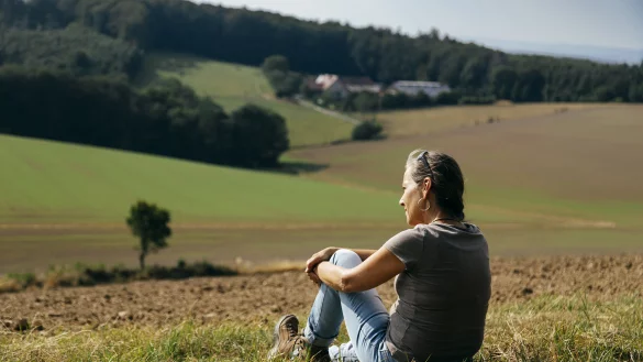 Rund um Heidelbeck erwartet Lauffreudige ein abwechslungsreicher Wanderweg. Einige der Kalletaler Routen werden derzeit neu sortiert, auch eine neue Wanderkarte ist in Arbeit. Das gef&auml;llt allerdings nicht jedem. - &copy; Nadja Jacke