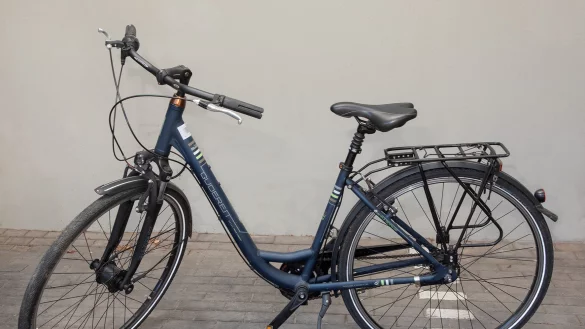 Das gefundene Fahrrad der Marke Gudereit. - © Polizei