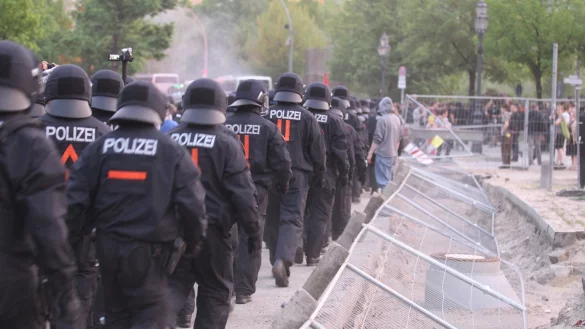 Polizeieinsatz in Berlin - &copy; Foto: picture alliance / dpa