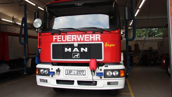 Die Feuerwehr Augustdorf hat ihren Standort an der Haustenbecker Stra&szlig;e. Bis zum &ouml;stlichen Teil der Gemeinde ist es ein St&uuml;ck Fahrt. - &copy; Nadine Uphoff