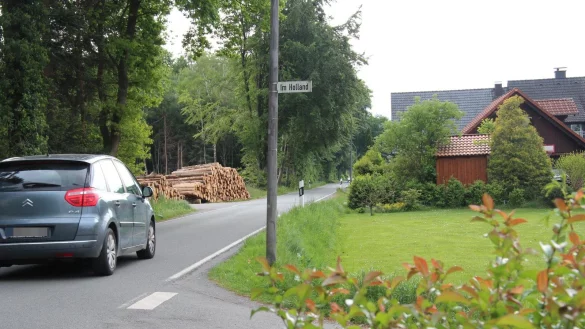 Auf dem langen Teilst&uuml;ck der Ohrser Stra&szlig;e bis zur Ehlenbrucher Stra&szlig;e soll laut der Stra&szlig;enverkehrsbeh&ouml;rde des Kreises Lippe auch k&uuml;nftig keine Ausschilderung mit Tempo 30 erfolgen.&nbsp; - &copy; Cordula Gr&ouml;ne(LZ)