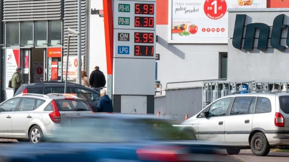 Benzinpreise in Polen - &copy; Foto: Monika Skolimowska/dpa-Zentralbild/dpa/Archivbild