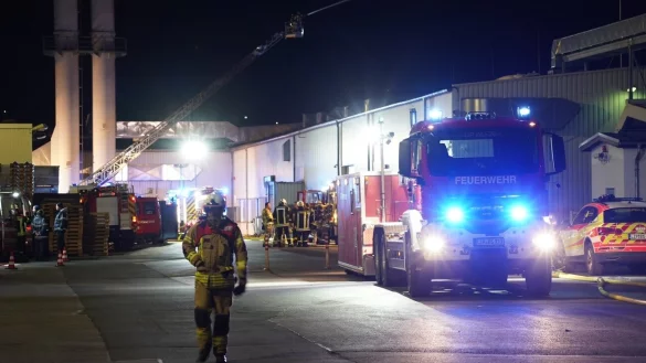 Die Feuerwehr versucht nach allen Kräften, die Flammen zu bekämpfen. - © FREITAG-TV