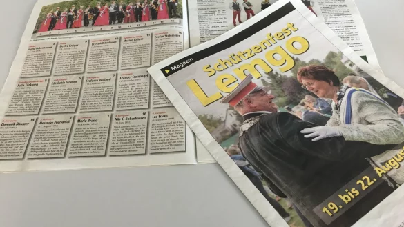 Das Magazin zum Lemgoer Schützenfest liegt der LZ am Mittwoch bei. Sie können es aber auch online lesen. - © Seda Hagemann