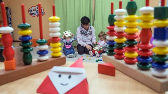 In einem Kindergarten - &copy; Foto: Jens B&uuml;ttner/Symbolbild