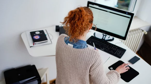 Homeoffice - &copy; Foto: Uwe Anspach/dpa