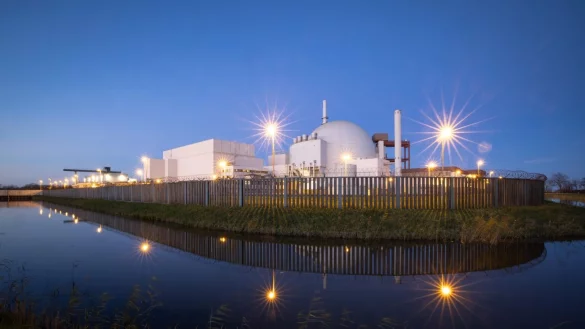 Atomkraftwerk Brokdorf - &copy; Foto: Christian Charisius/dpa