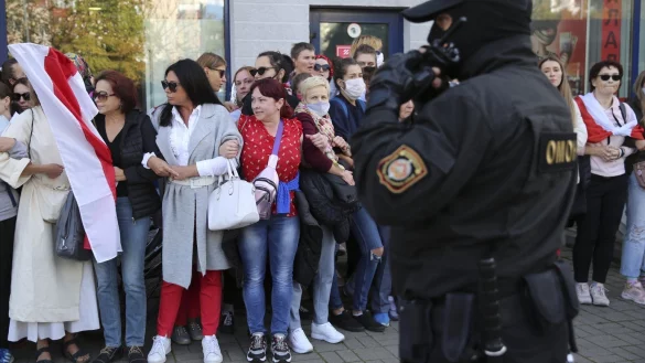 Proteste in Belarus - &copy; Foto: Uncredited/TUT.by/dpa