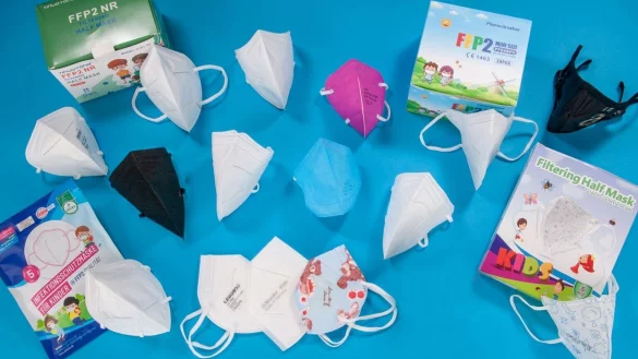 Stiftung Warentest prüft FFP2-Kindermasken - © Foto: Ralph Kaiser/Stiftung Warentest/dpa-tmn