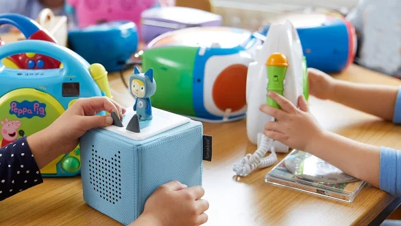 Viele Kindermusikspieler sind zu laut - &copy; Foto: Sven Wied/Stiftung Warentest/dpa-tmn