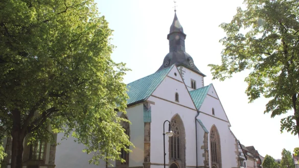 An der frisch gestrichenen Fassade der Stadtkirche Horn hat jemand eine "Z"-Schmiererei angebracht. Die LZ druckt Graffiti nicht ab und verwendet deshalb ein Archivfoto der Kirche. - &copy; Archivfoto: Sabine Vogt