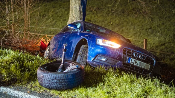 Bei einem Unfall werden ein 28-j&auml;hriger und ein 20-j&auml;hriger Kalletaler schwer verletzt. - &copy; Freitag-TV/Tim Freitag