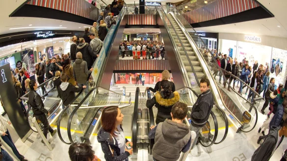 Das Bielefelder Shoppingcenter Loom hat ein Imageproblem - das hat eine Umfrage ergeben. - &copy; Oliver Krato (Archiv)