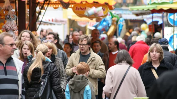 Beim Martini-Markt k&ouml;nnte es am Wochenende wieder voll werden. Archivfoto: Sandra Castrup - &copy; Sandra Castrup