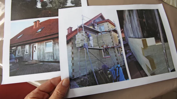 Die Roths haben ihre Arbeitsschritte dokumentiert. Das Fachwerkhaus bekam neue Fenster und eine neue Heizung - © Vera Gerstendorf-Welle